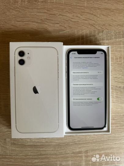 iPhone 11 128 gb (акб 90 sim)