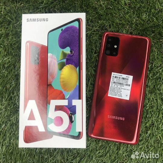 Смартфон Samsung Galaxy A51 64GB Red