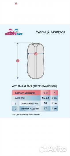 Пеленка кокон на молнии
