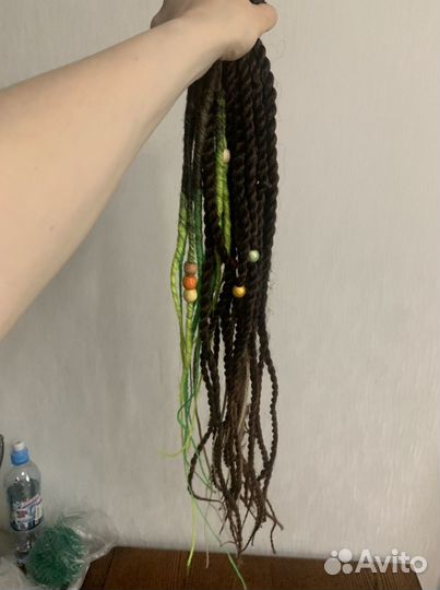 Комплект де, се-дред для вплетения в затылок