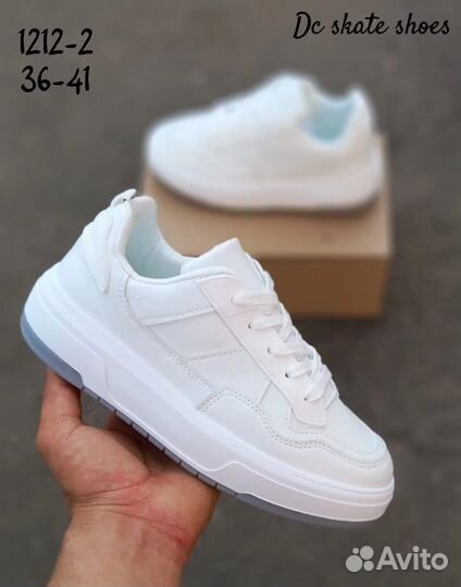 Кроссовки, кеды женские белые 36-41 размер