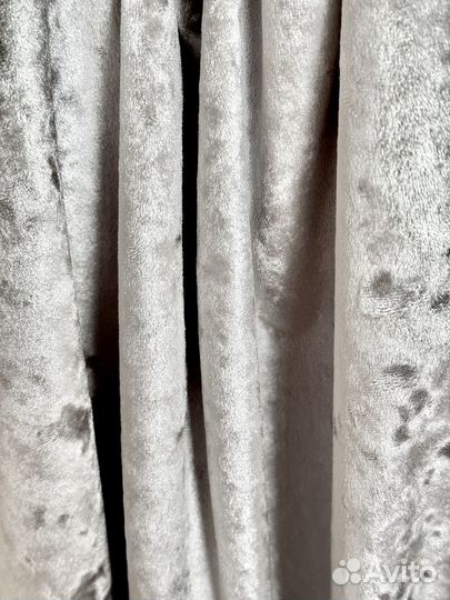 Мраморный бархат серебристый винтаж плюш