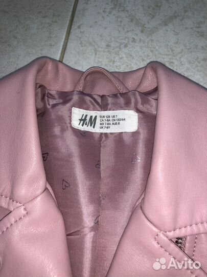 Кожаная Куртка для девочки H&M