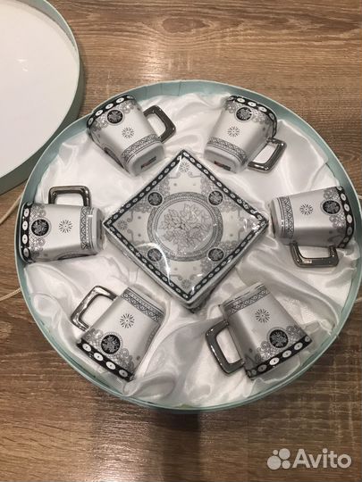 Новый кофейный сервиз фарфор