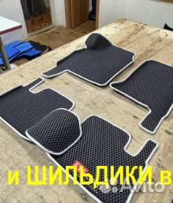 Эва Коврики 3D с бортами для авто