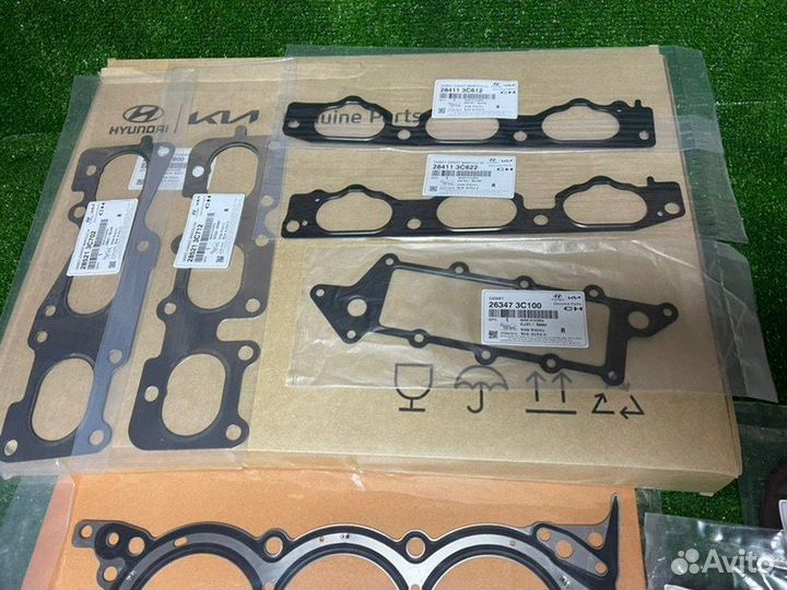 Набор комплект прокладок двигателя G80 Azera