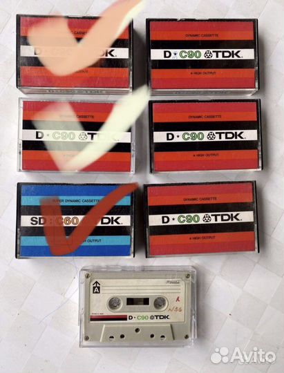 Аудиокассета TDK c90, Japan. 1972-77г