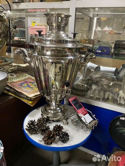 Антикварная лавка самовары на дровах