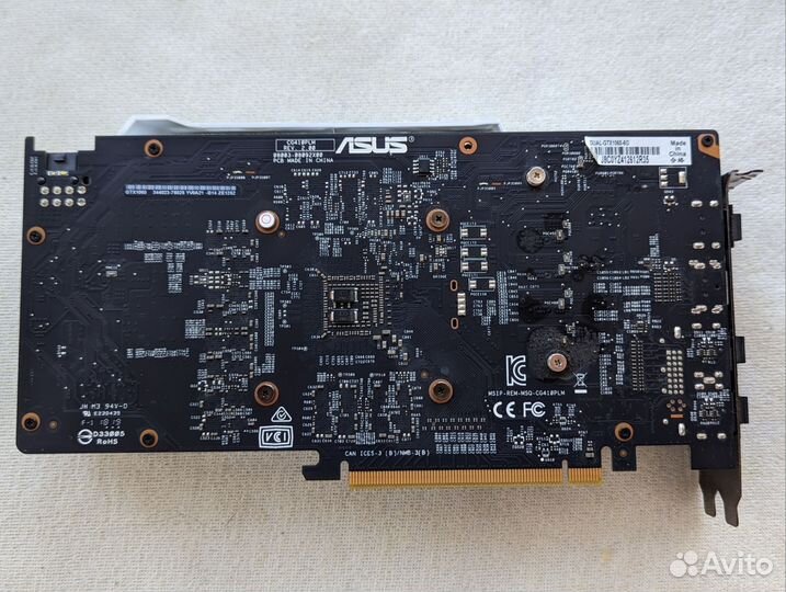 Видеокарта gtx 1060 6gb asus