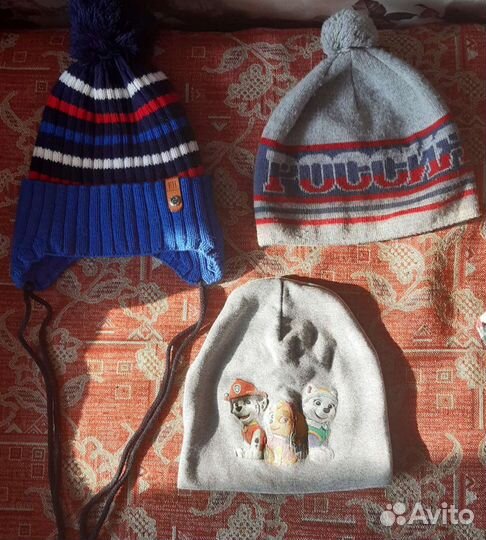 Шапки для мальчика 4-5 лет