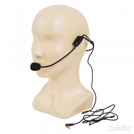 Радиомикрофон петличный или головной микрофон 1 шт