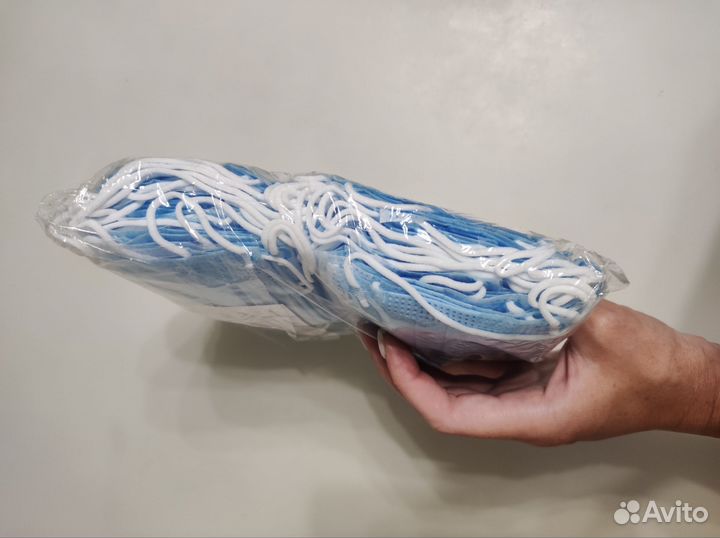 Маски медицинские одноразовые (50 шт.)