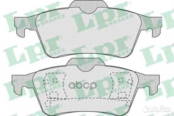 Колодки тормозные nissan primera (P12) 02/rena