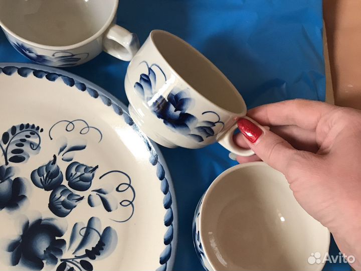 Чайный набор Гжель