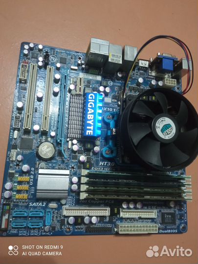 Материнская плата am3, phenom 2 x6 1045t, 8 GB озу