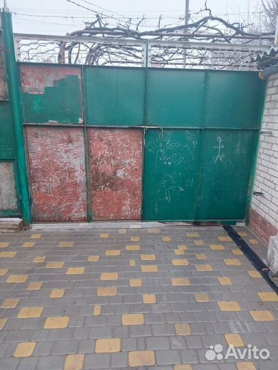 Ворота с калиткой распашные бу