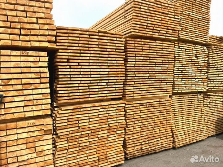 Доска обрезная 50х150х6000мм