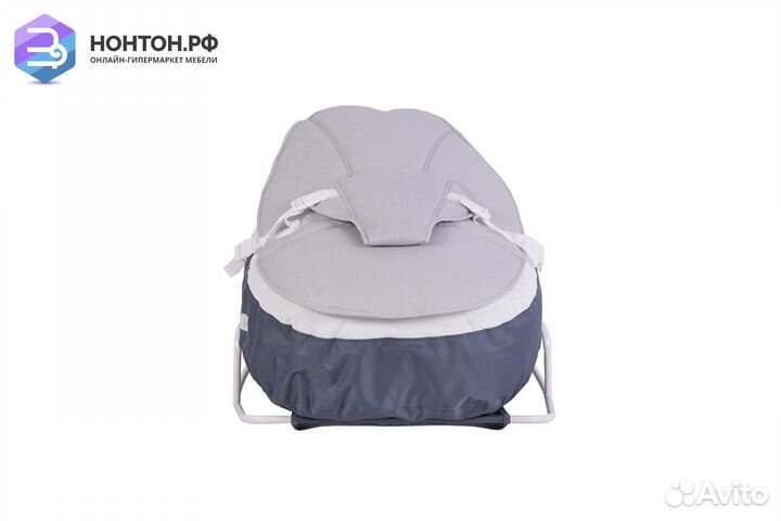 Кресло-качалка детское Polini kids серый