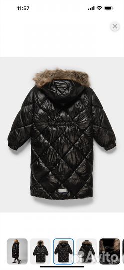 Зимнее пальто для девочки 164