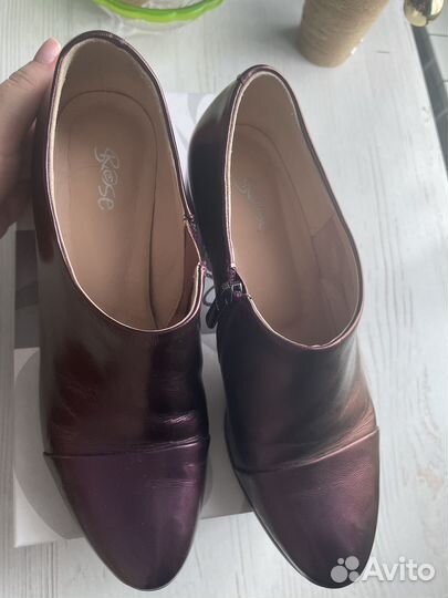 Ботильоны натуральная кожа 37