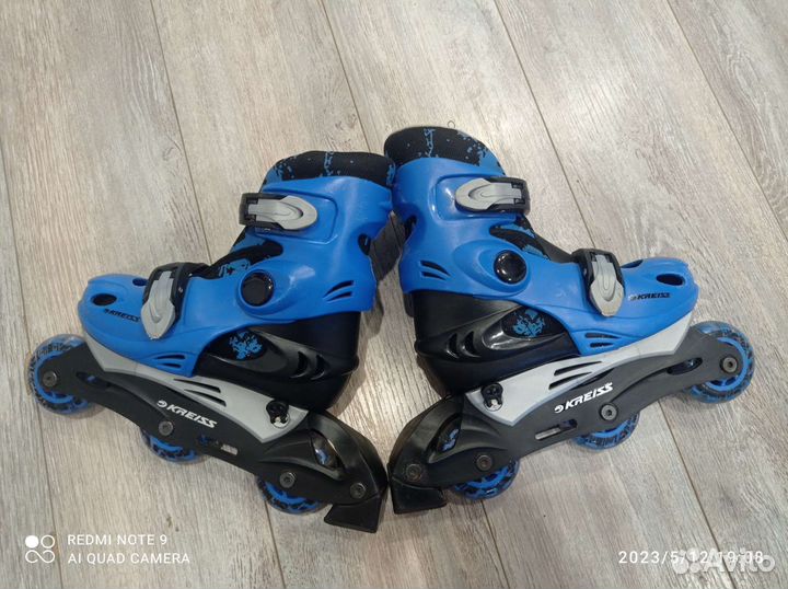 Роликовые коньки детские раздвижные