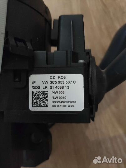 Переключатель подрулевой в сборе VW Passat CC