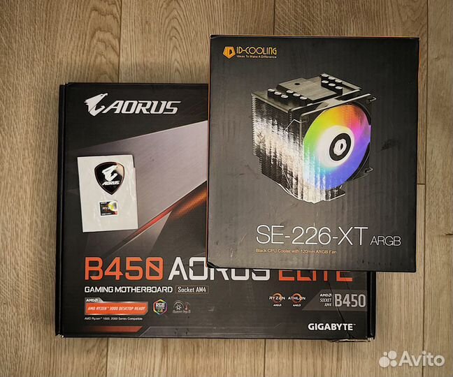 Комплект Ryzen 5 5600 + Gigabyte B450 Aorus Elite