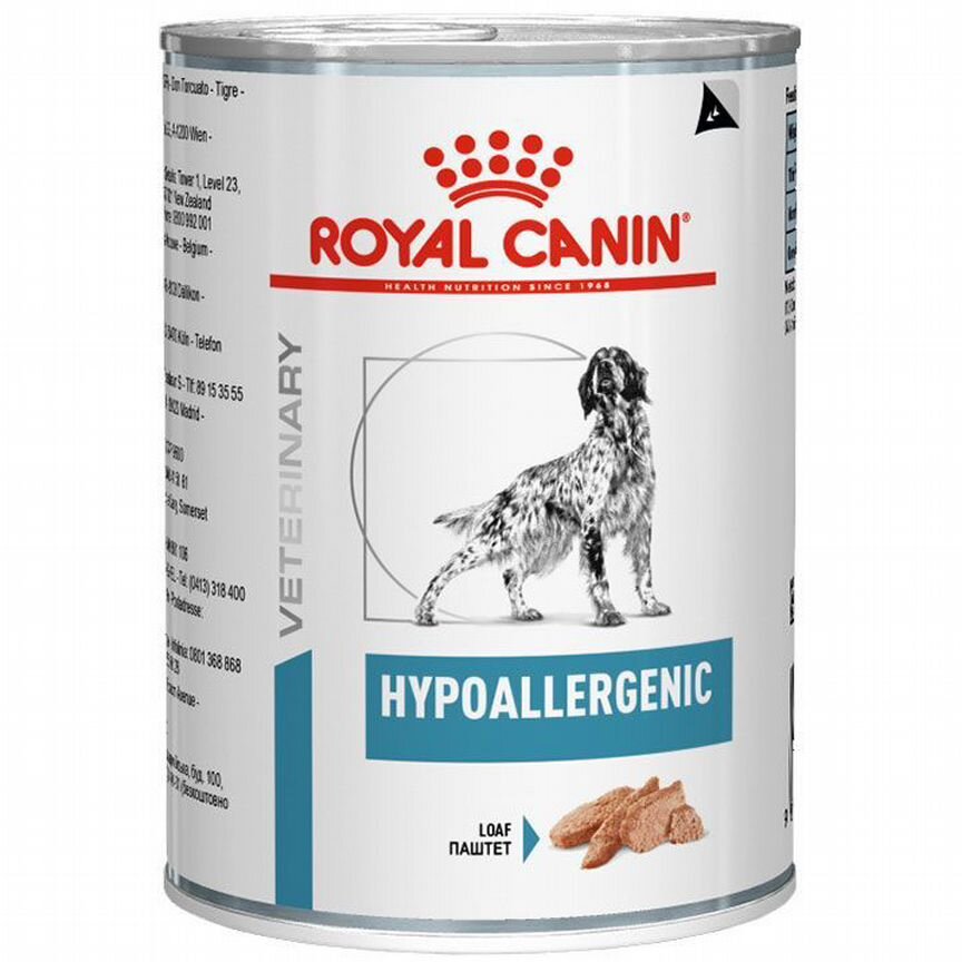 Royal Canin Hypoallergenic для собак (паштет)