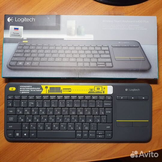 Клавиатура Logitech K400 Plus Black USB