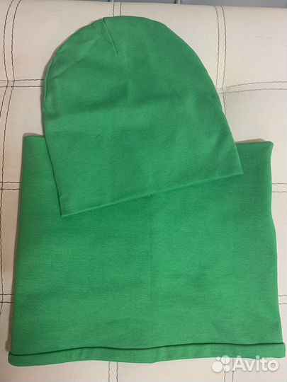 Шапка и снуд для мальчика р. 46-48