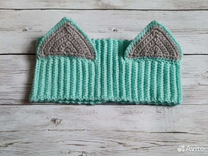 Повязка на голову с ушками