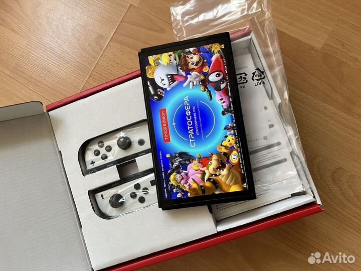 Nintendo switch oled прошитая + 256 гб