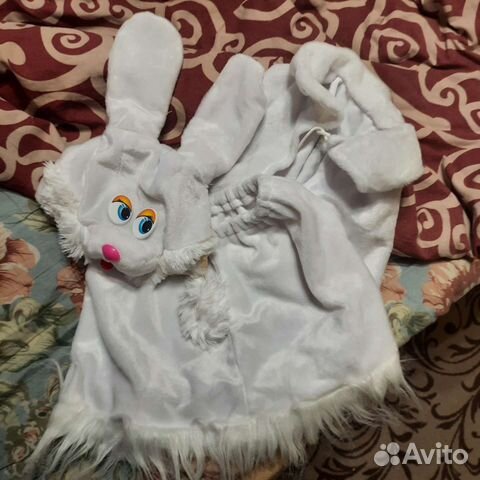 Костюм зайчика новогодний детский для девочки
