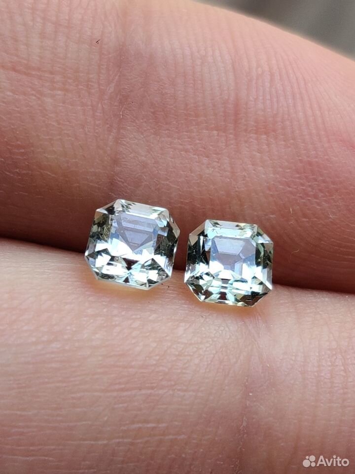 Аквамарин пара 1.60 ct