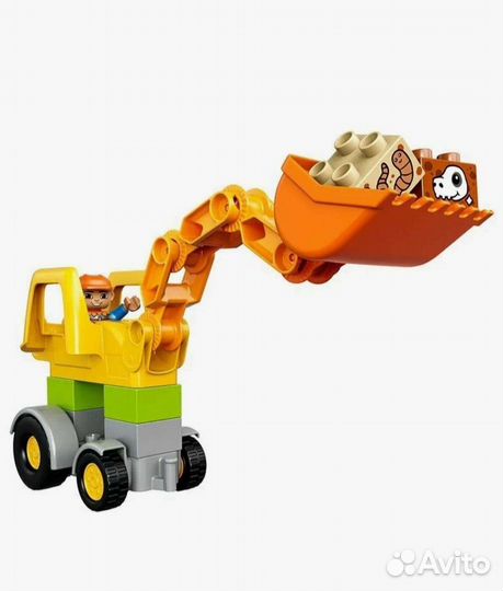 Lego duplo экскаватор-погрузчик 10811