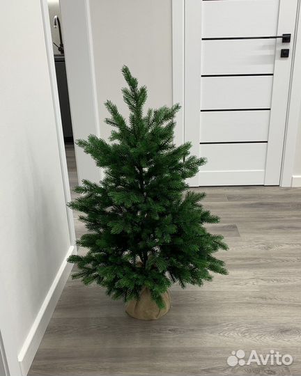 Елка искуственная литая мини 90 см