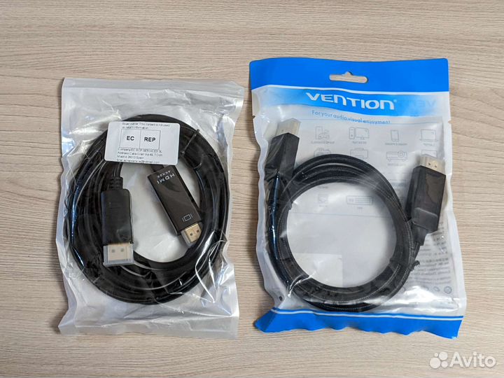 Кабели из DisplayPort в hdmi / 4К / 1m-3m