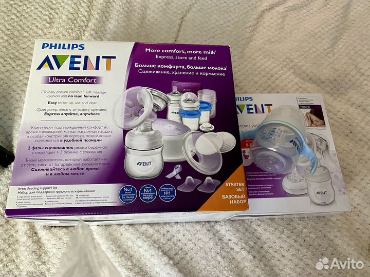 Молокоотсос philips avent электрический