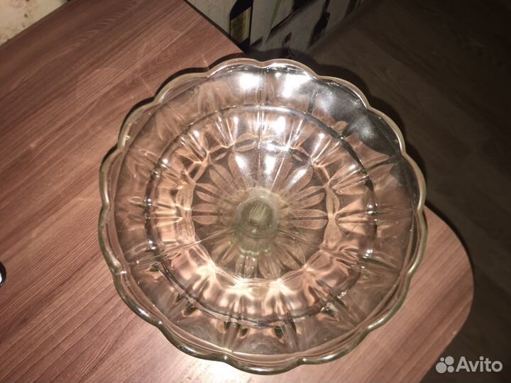 Ваза для фруктов на ножке СССР