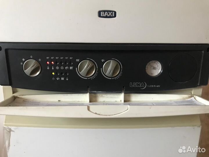 Газовый котел baxi luna 1.310-MV с бойлером на 80