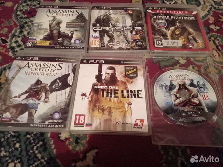 Диски на ps3 читайте описание
