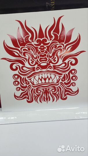 Картины из виниловой пленки Дракон