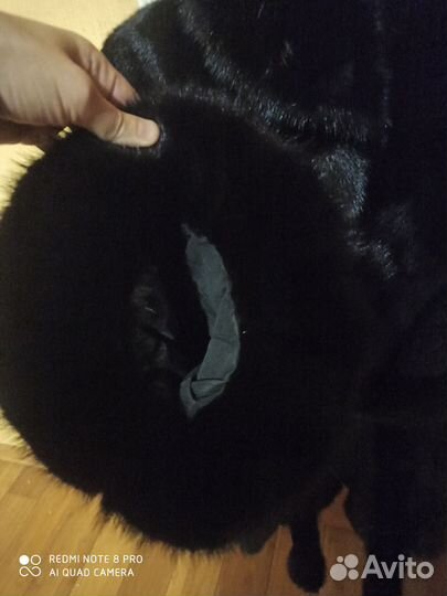 Шуба норковая 42 44 черная