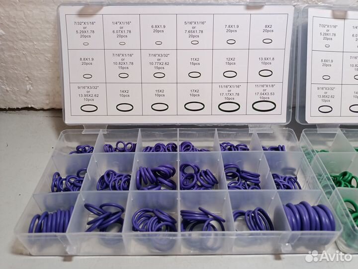 Набор уплотнительных колец №1 (270 шт) новые