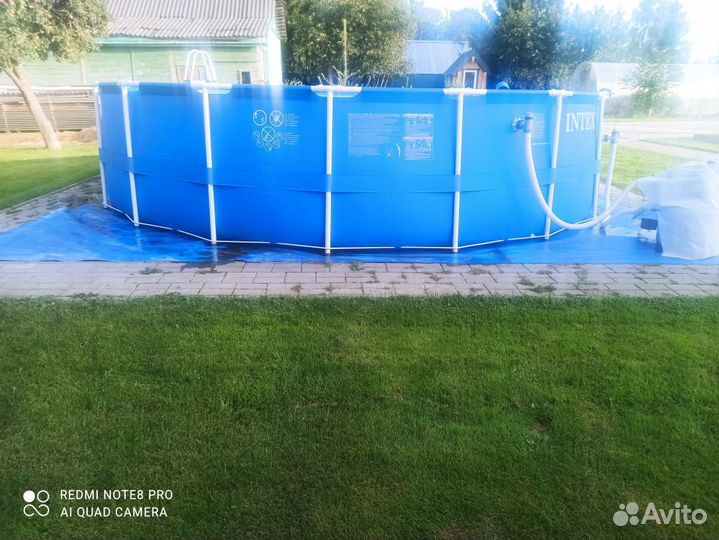 Каркасный бассейн интекс