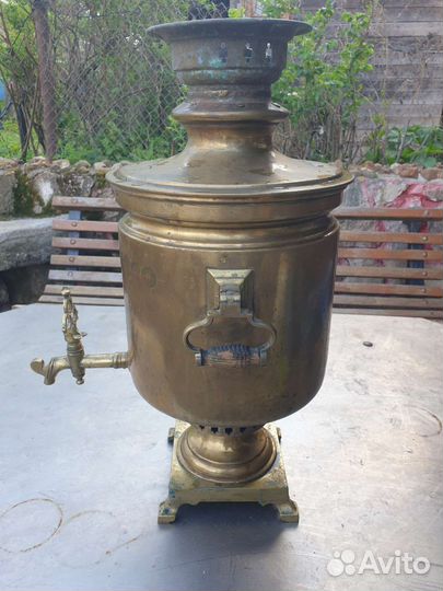Самовар старинный Ленчиков и Зимин