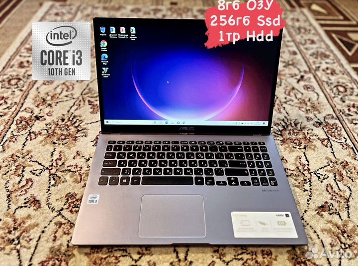 Мощный Ноутбук Asus i3-10110u/ssd+hdd/4гб видео