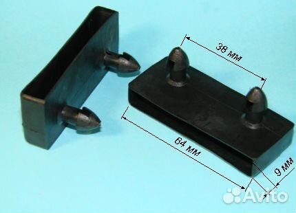 Латодержатели накладные 53мм, 63 мм на металл