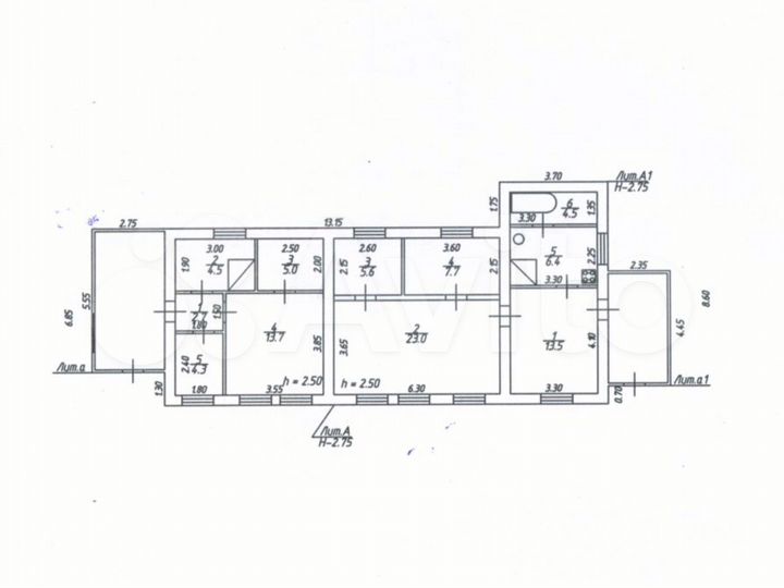 Дом 65 м² на участке 28 сот.