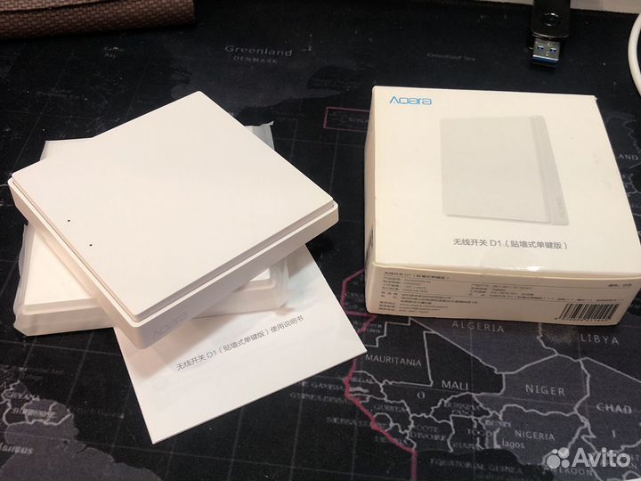 Настенный умный выключатель Aqara D1 wxkg06LM